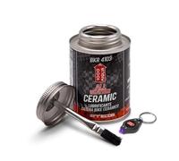 1000 Miglia BKR 4103 ALL WEATHER CÉRAMIQUE Lubrifiant Chaîne de Vélo pour toutes les Conditions de piste - 120 ml, formule fluorescente et parfumée, Pot All-In-One avec Brosse incluse