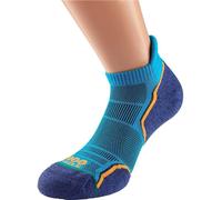 1000 Mile - Chaussettes "Run" pour hommes (pack de 2) RD1904 (L) (Bleu martin-pêcheur/bleu marine)
