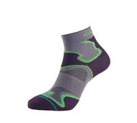 1000 Mile Fusion Sock Mens Large Grey/Black/Green Large Grey/Black/Green