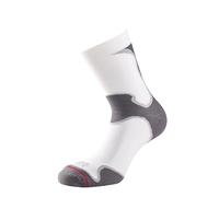 1000 Mile Fusion Sport Chaussettes Femme, Blanc/Gris, m