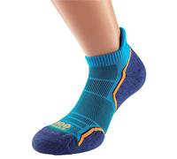 1000 Mile Run Socklet Mens (Twin Pack) XLarge Kingfisher/Navy XLarge Kingfisher/