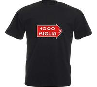 1000 Mille Miglia Car Enthusiast Men's T-Shirt Unisex Tee Top Black L