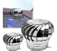 1000 mm / 40 pouces 304 ventilateur de toit éolienne de toit résistant aux intempéries base réglable robuste pour conduit de cheminée installation facile
