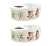 1000 Morceaux D'Autocollants, Autocollants Mignons, Autocollants Moelleux, Autocollants De Dessins Animés, Autocollants Téléphoniques Pour Ordinateur Portable, Autocollants À Ours De Bricolage.