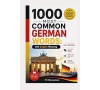 1000 MOST COMMON GERMAN WORDS: with English Meaning