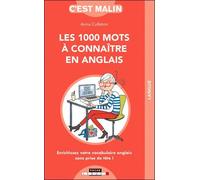 1000 Mots À Connaître En Anglais C'est Malin