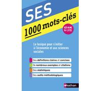 1000 Mots-clés SES – Édition 2019 – Nathan
