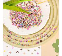 1000 pcs 3D Ongles Fruits Disques Mixtes Polymère Argile Perles Nail Art Coloré Nail Art Strass pour Bricolage Artisanat Résine Slime Décoration Téléphone Portable