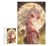 1000 PCS Casse-têtes pour Adolescents Fox Mask Moonlit Fantasy Casse-têtes pour Adolescents Activités Familiales pour Anniversaire, Noël Et Cadeaux Uniques 1000 PCS