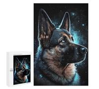 1000 PCS Casse-têtes pour Adolescents Galactic Guardian German Shepherd Art Print -2 Casse-têtes pour Adolescents Activités Familiales pour Anniversaire, Noël Et Cadeaux Uniques 1000 PCS