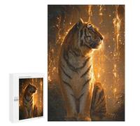 1000 PCS Casse-têtes pour Adolescents Tiger in Amazon Rainforest Casse-têtes pour Adolescents Activités Familiales pour Anniversaire, Noël Et Cadeaux Uniques 1000 PCS