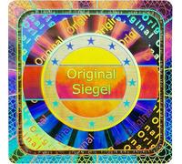 1000 pcs - hologramme 3D sceau original 25mm - sceau de sécurité, sceau de qualité, sceau de garantie, étiquettes de sceau, étiquettes de sécurité, étiquette autocollante, sceau adhésif