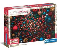 Clementoni - Puzzle 1000 pièces - Ambiance de Noël - Collection Impossible - Jeu de société Adulte- Fabriqué en Italie