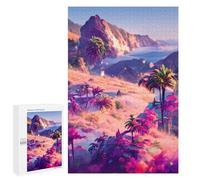 1000 PCS Jeux De Puzzle pour Adolescents Fantasy Tropical Landscape Jeux De Puzzle pour Adolescents : Détente, Divertissement Et Humour, Cadeaux Anti-Stress 1000 PCS