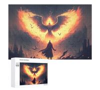 1000 PCS Jeux De Puzzle pour Adolescents Phoenix Rising A Mythical Tale Jeux De Puzzle pour Adolescents : Détente, Divertissement Et Humour, Cadeaux Anti-Stress 1000 PCS