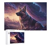 1000 PCS Jeux De Puzzle pour Adolescents Thundering Canine Majesty -17 Jeux De Puzzle pour Adolescents : Détente, Divertissement Et Humour, Cadeaux Anti-Stress 1000 PCS