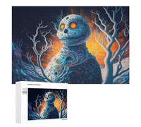1000 PCS Jeux De Puzzle pour Adolescents Whimsical Ghostly Figure in A Surreal Forest Jeux De Puzzle pour Adolescents : Détente, Divertissement Et Humour, Cadeaux Anti-Stress 1000 PCS
