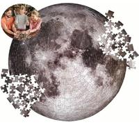 1000 PCS Jigsaw -les puzzles de forme ronde améliorent le modèle de lune de coordination pour les adultes