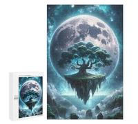 1000 PCS Moonlit Mystique Island Puzzle pour Adultes Jeux Amusants Soulage Le Stress Difficile à Compléter 1000 PCS