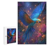 1000 PCS Puzzle Amazon Macaw in Enchanted Garden Puzzle pour Adolescents Course De Vitesse Manuelle Liste De Souhaits avec Le Père Noël Jouets Jeux Éducatifs 1000 PCS
