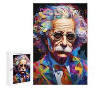 1000 PCS Puzzle Colorful Einstein Art Print Puzzle pour Adolescents Course De Vitesse Manuelle Liste De Souhaits avec Le Père Noël Jouets Jeux Éducatifs 1000 PCS