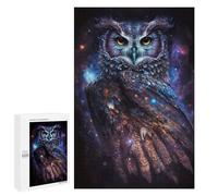 1000 PCS Puzzle Cosmic Owl Art Print-6 Puzzle pour Adolescents Course De Vitesse Manuelle Liste De Souhaits avec Le Père Noël Jouets Jeux Éducatifs 1000 PCS