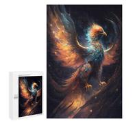1000 PCS Puzzle Fantasy Phoenix Art Print Puzzle pour Adolescents Course De Vitesse Manuelle Liste De Souhaits avec Le Père Noël Jouets Jeux Éducatifs 1000 PCS