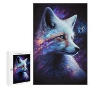 1000 PCS Puzzle Galactic Fox Art Print Puzzle pour Adolescents Course De Vitesse Manuelle Liste De Souhaits avec Le Père Noël Jouets Jeux Éducatifs 1000 PCS
