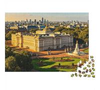 1000 Pcs Puzzle Palais de Buckingham, Palais Royal Architecture Classique | 70x50cm Papier Décoration Salon Coupe Précise Cadeau Anniversaire Détente