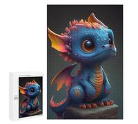 1000 PCS Puzzle pour Adolescents Adorable Fantasy Dragon Statue Puzzles pour Adolescents, Jeux Familiaux, Analyse Et Logique, Défi Éducatif 1000 PCS
