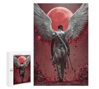 1000 PCS Puzzle pour Adolescents Angel Warrior with Sword -2 Puzzles pour Adultes - Défi Difficile - Activités Amusantes À La Maison pour Les Jeux 1000 PCS