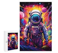 1000 PCS Puzzle pour Adolescents Astronaut in Space -224 Puzzles pour Adolescents, Jouets Anti-Stress, Passe-Temps, Défi Éducatif