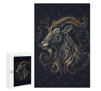 1000 PCS Puzzle pour Adolescents Chinese New Year Goat Puzzle pour Adultes : Jeu De Réflexion Et De Rapidité, Défi À Relever 1000 PCS