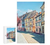1000 PCS Puzzle pour Adolescents Colmar Street Puzzles pour Adultes Jeu Manuel Assemblage De Motifs Cadeaux Uniques pour Anniversaire Et Noël 1000 PCS
