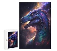 1000 PCS Puzzle pour Adolescents Cosmic Dragon Art Print-12 Puzzles pour Adultes - Défi Difficile - Activités Amusantes À La Maison pour Les Jeux 1000 PCS