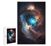 1000 PCS Puzzle pour Adolescents Cosmic Nebula Galaxy-5 Puzzles pour Adultes - Défi Difficile - Activités Amusantes À La Maison pour Les Jeux 1000 PCS