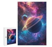 1000 PCS Puzzle pour Adolescents Cosmic Planet Ring-2 Puzzles pour Adultes : Analyse Et Logique. Chaque Pièce Est Unique - Casse-têtes pour Toute La Famille 1000 PCS
