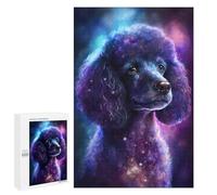 1000 PCS Puzzle pour Adolescents Cosmic Poodle Art Print-7 Puzzles pour Adultes - Défi Difficile - Activités Amusantes À La Maison pour Les Jeux 1000 PCS
