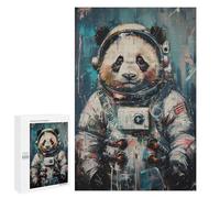 1000 PCS Puzzle pour Adolescents Cute Astronaut Panda Puzzles pour Adolescents, Jeux Familiaux, Analyse Et Logique, Défi Éducatif 1000 PCS