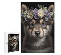 1000 PCS Puzzle pour Adolescents Cute Baby Fluffy Wolf Puzzle Adulte, Jouet, Décoration Murale, Course De Vitesse Manuelle, Cadeaux Uniques pour Anniversaire Et Noël 1000 PCS