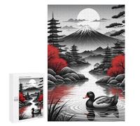 1000 PCS Puzzle pour Adolescents Duck on The Lake Puzzles pour Adultes Jeu Manuel Assemblage De Motifs Cadeaux Uniques pour Anniversaire Et Noël 1000 PCS