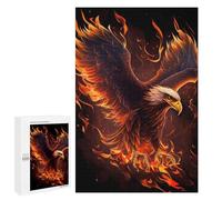 1000 PCS Puzzle pour Adolescents Eagle Bird Animal Fire Puzzles pour Adolescents, Jeux Familiaux, Analyse Et Logique, Défi Éducatif 1000 PCS