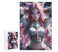 1000 PCS Puzzle pour Adolescents Elegant Pink Warrior Puzzle pour Adultes - Jeux De Détente - Assemblage De Motifs - Cadeaux Uniques pour Anniversaire Et Noël 1000 PCS