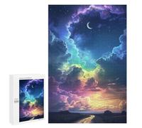1000 PCS Puzzle pour Adolescents Enchanted Sky Road Puzzles pour Adultes - Défi Difficile - Activités Amusantes À La Maison pour Les Jeux 1000 PCS