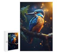 1000 PCS Puzzle pour Adolescents Epic Rainy Kingfisher Jeu De Puzzle pour Adultes, Casse-tête, Cadeau d'anniversaire, Défi Éducatif 1000 PCS