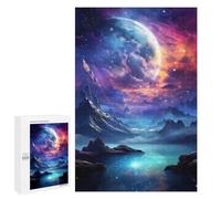 1000 PCS Puzzle pour Adolescents Fantasy Galaxy Landscape -7 Puzzles pour Adultes - Défi Difficile - Activités Amusantes À La Maison pour Les Jeux 1000 PCS