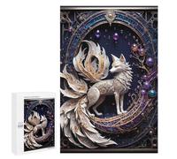 1000 PCS Puzzle pour Adolescents Fantasy Nine Tailed Fox Puzzle pour Adultes : Jeu De Réflexion Et De Rapidité, Défi À Relever 1000 PCS
