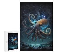 1000 PCS Puzzle pour Adolescents Galactic Octopus Majesty Puzzles pour Adultes - Défi Difficile - Activités Amusantes À La Maison pour Les Jeux 1000 PCS