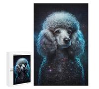 1000 PCS Puzzle pour Adolescents Galactic Poodle Portrait -2 Puzzles pour Adultes : Analyse Et Logique. Chaque Pièce Est Unique - Casse-têtes pour Toute La Famille 1000 PCS