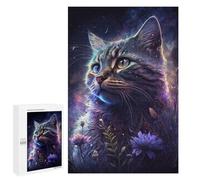 1000 PCS Puzzle pour Adolescents Galactic Whiskered Wonder Puzzles pour Adultes : Analyse Et Logique. Chaque Pièce Est Unique - Casse-têtes pour Toute La Famille 1000 PCS